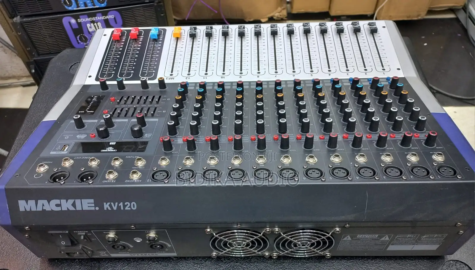 Heavy-Duty Mackie KV120 12-Channel Power Mixer