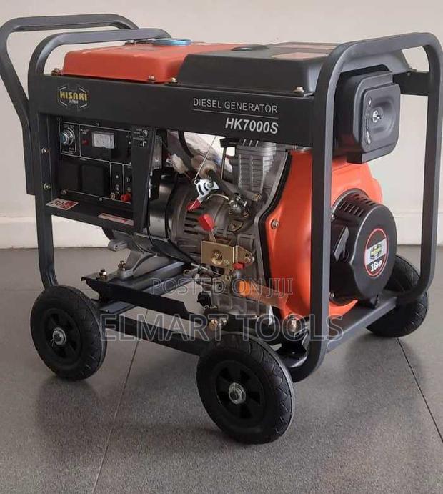 HK7000S Hisaki Japan Diesel Generator OPEN TYPE* Rated Output 9.3kva