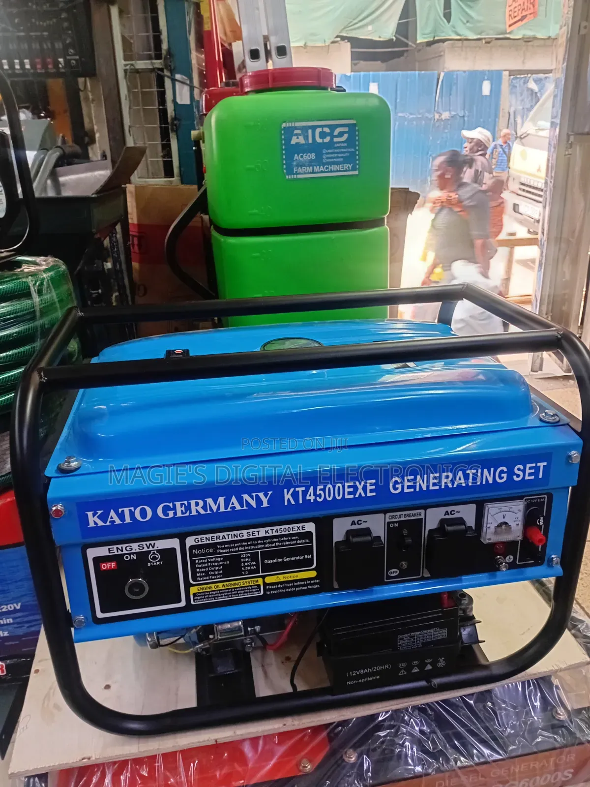 Highly Versatile 5.5kva Kato Germany Keystart Generator