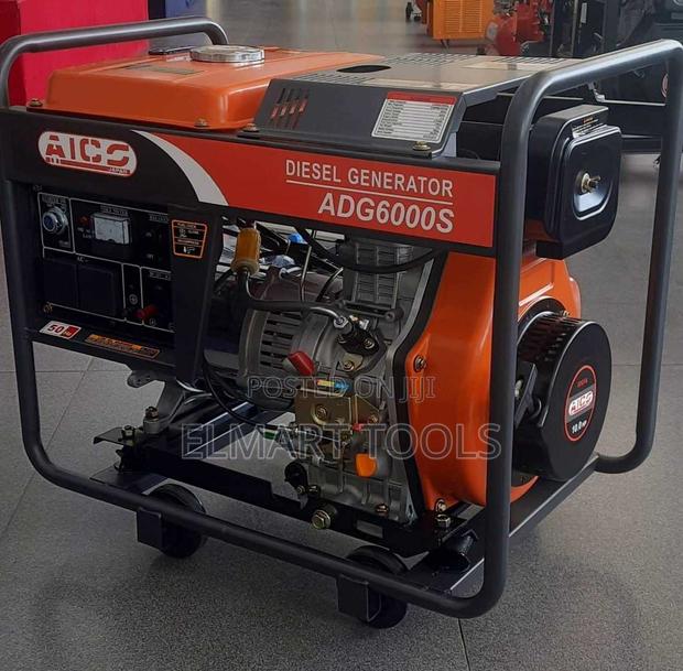 ADG6000S Aico Japan Diesel Generator Air-Cooled Rated Output 7.5kva