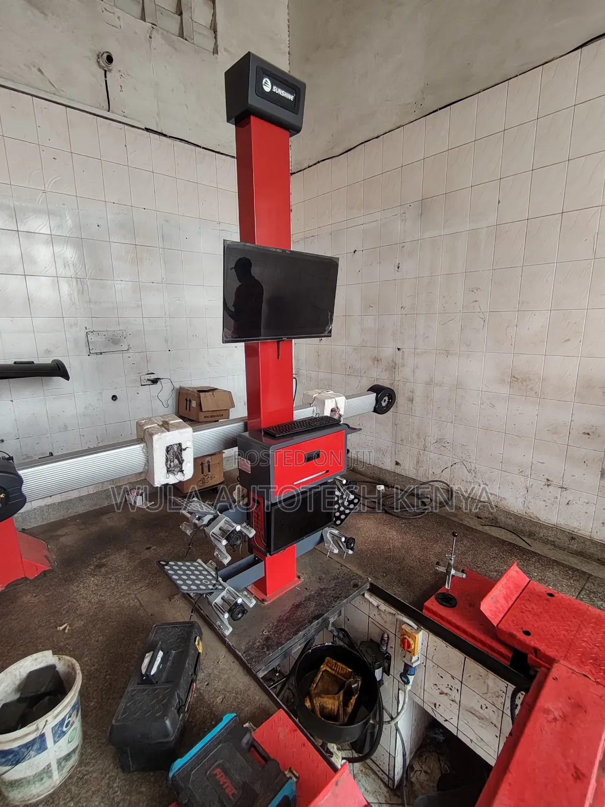 220v/50/60Hz Sunshine Italy 3d Wheel Alignment System Machine