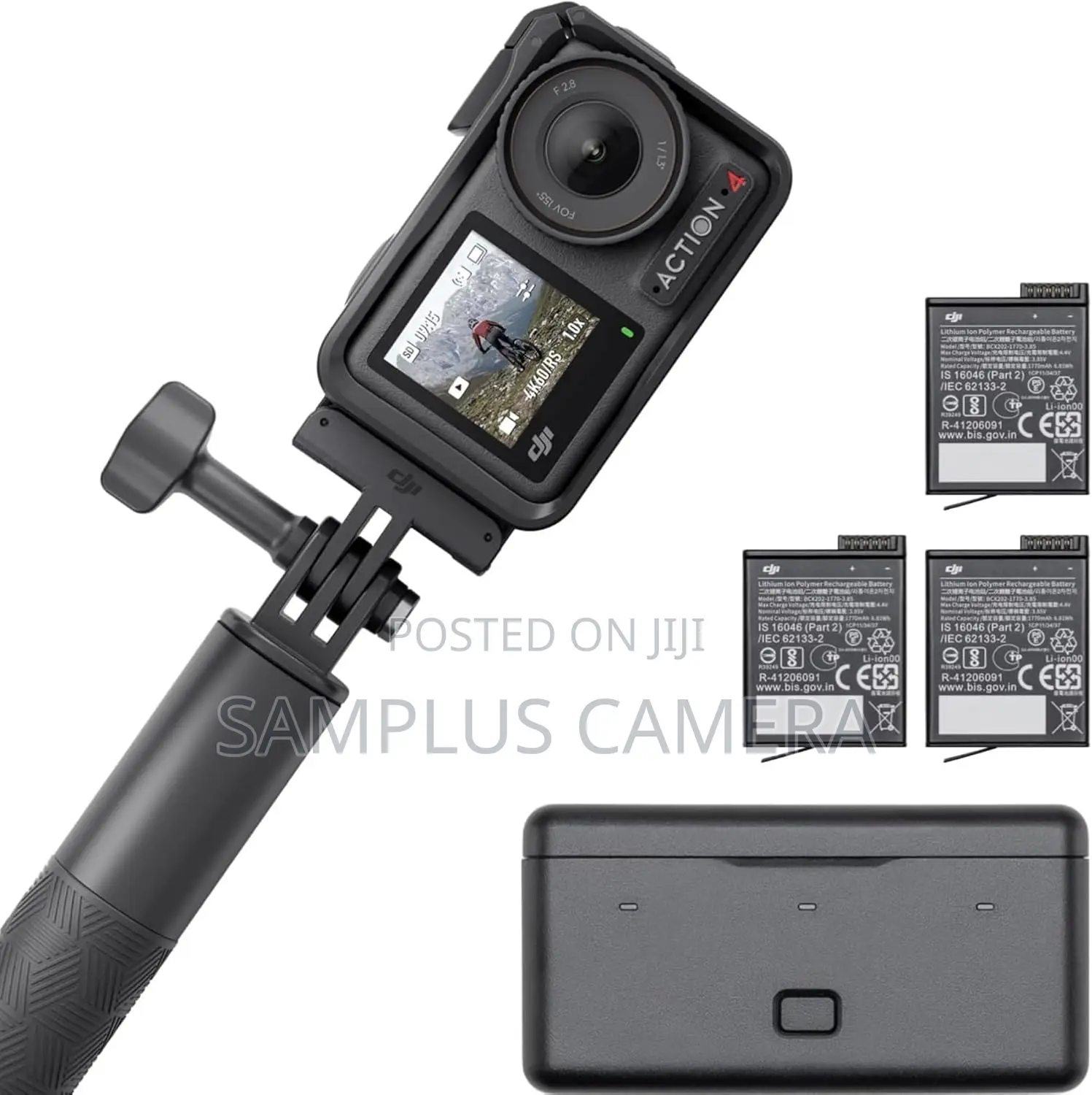DJI Osmo Action 4 Adventure Combo, /120fps Action Camera