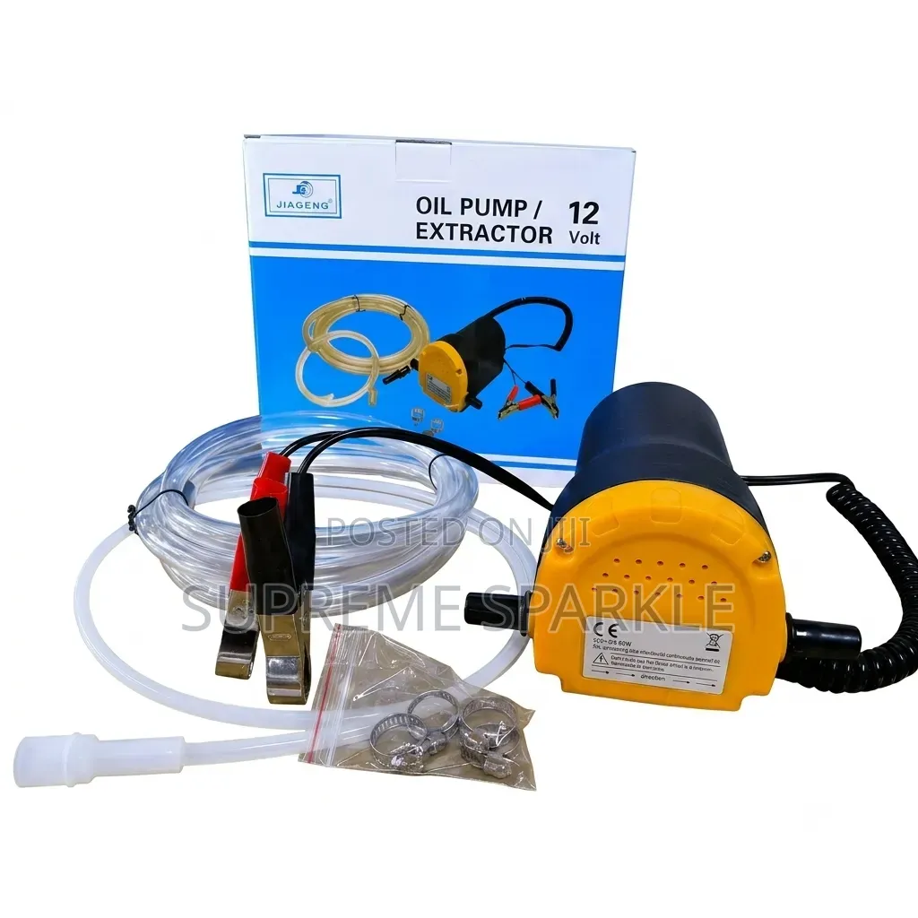 12V 60W Oil Extractor Pump JIAGENG Diesel Scavenge Fluid Transfer