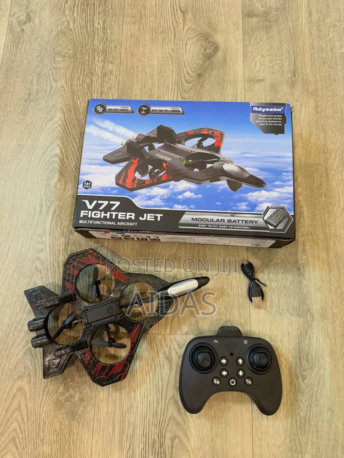 Remote Control Jet Fighter Toy – Rechargeable RC Airplane