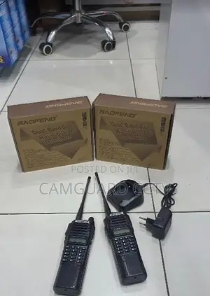 Uv82 8w Walkie Talkie With Dual-Band for Extended Communication Range