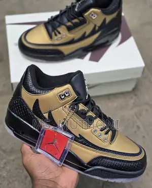 Air Jordan 3 Retro "El Vuelo" Black Tan Flame Size 40-45