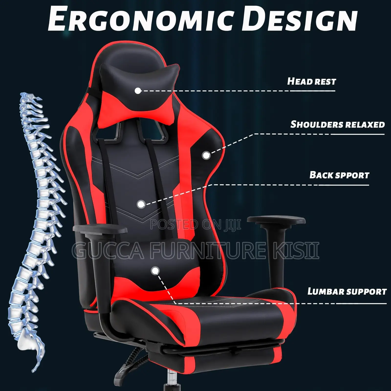 Office Chairs; Leather Reclining Gaming Chairs