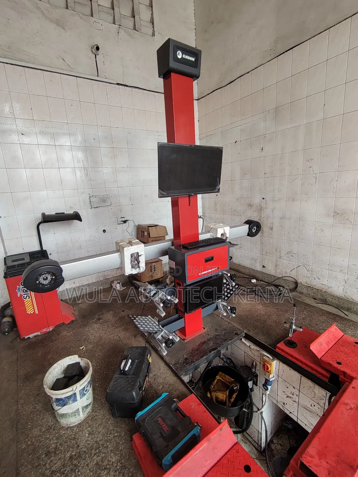 Advanced 3d Camera System Wheel Alignment Machine Sunshine Italy