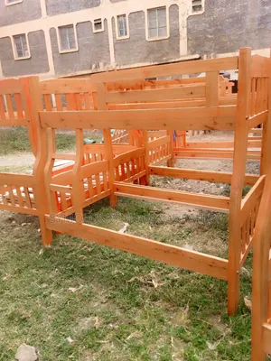 Mexican Double Decker Hardwood Bed-Extra Heavy Gauged Framed(4*6$3.5*6