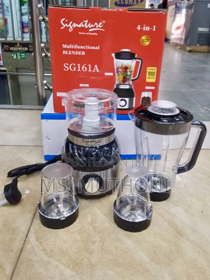 Powerful (1000 Watts )Signature 4-in-1 Multifunctional Blender