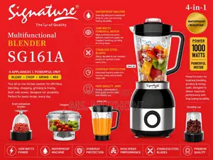 Powerful (1000 Watts )Signature 4-in-1 Multifunctional Blender