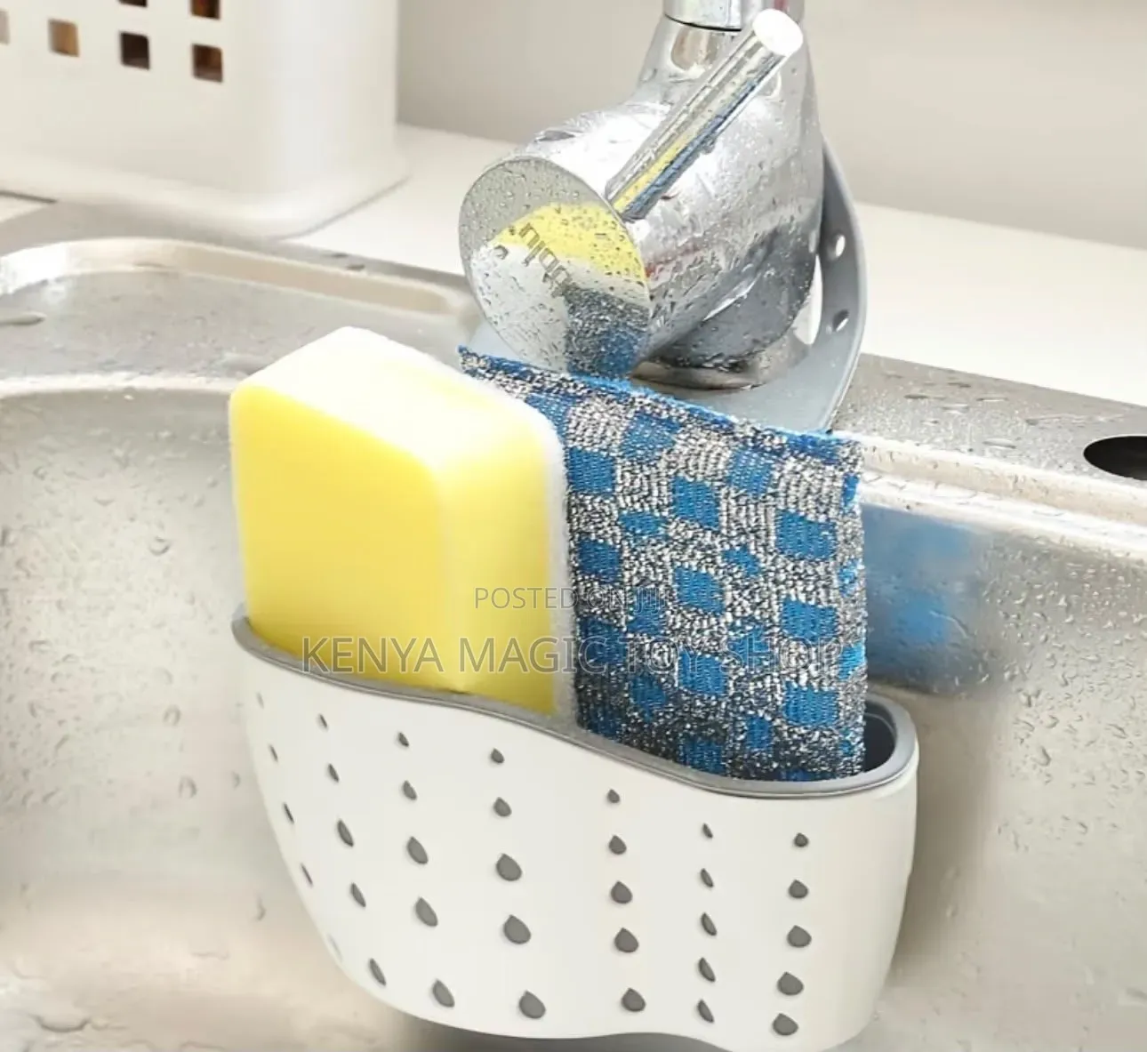 Adjustable Kitchen Sink Sponge Holder