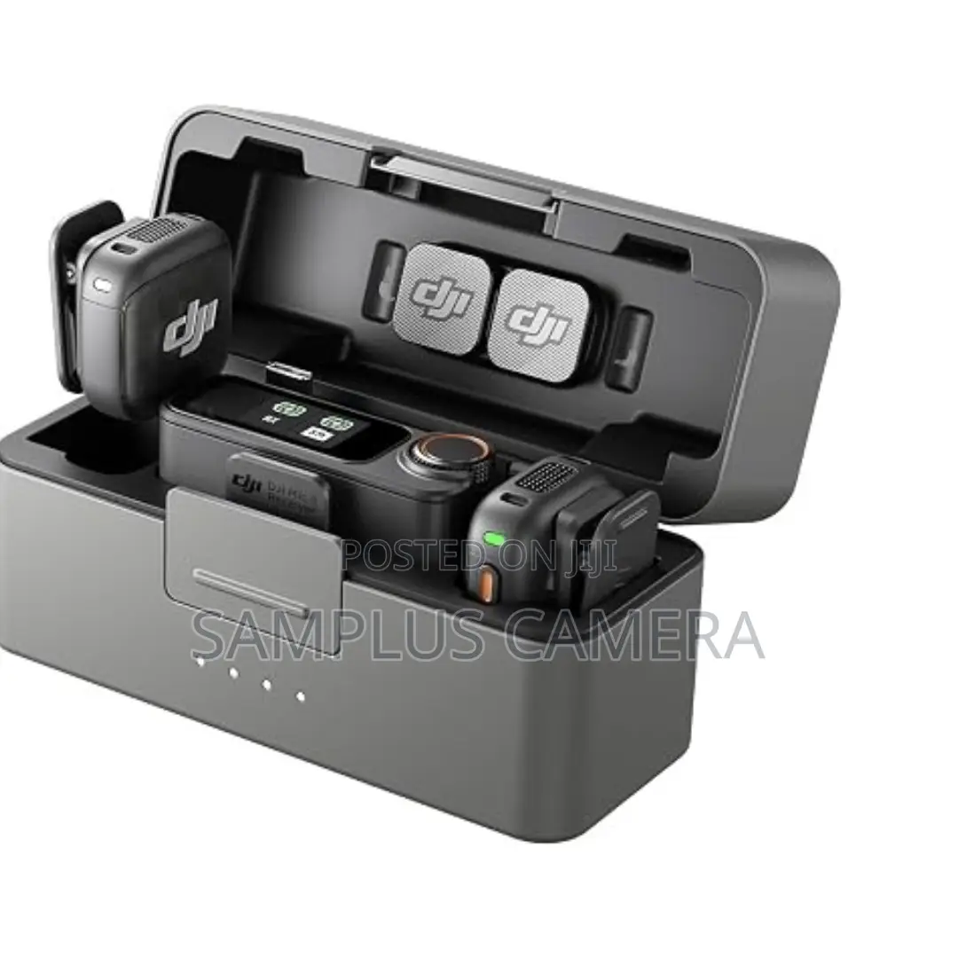 DJI Mic 3 (2 TX + 1 RX + Charging Case), Wireless Microphone