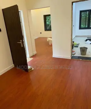 6mm Walnut Wooden Brown SPC Click Lock Floor Tiles+ IXPE Back Pad