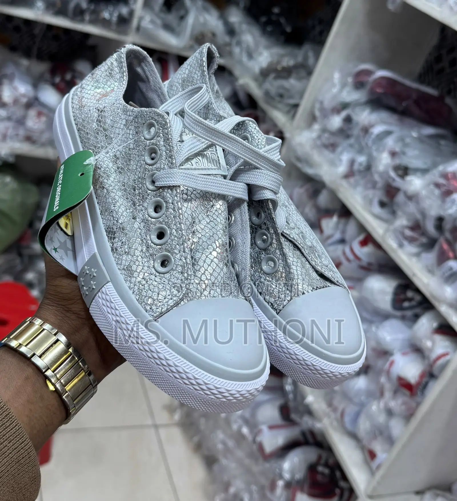 Snakeskin-Print Low-Tops Converse Size 37-42