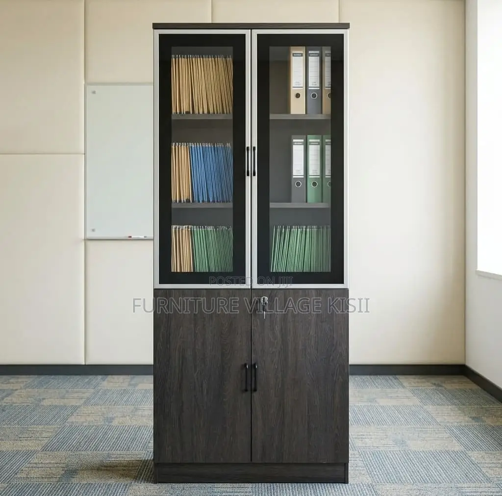 Office Cabinet: Executive Wooden Office Cabinet