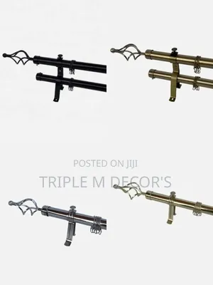 Imported Quality Curtains Rod's 2m Double