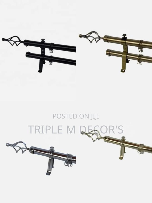 Imported Quality Curtains Rod's 2m Double