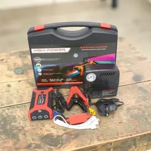 Compact Build 12V 99800mAh Emergency Car Jump Starter Air Compressor