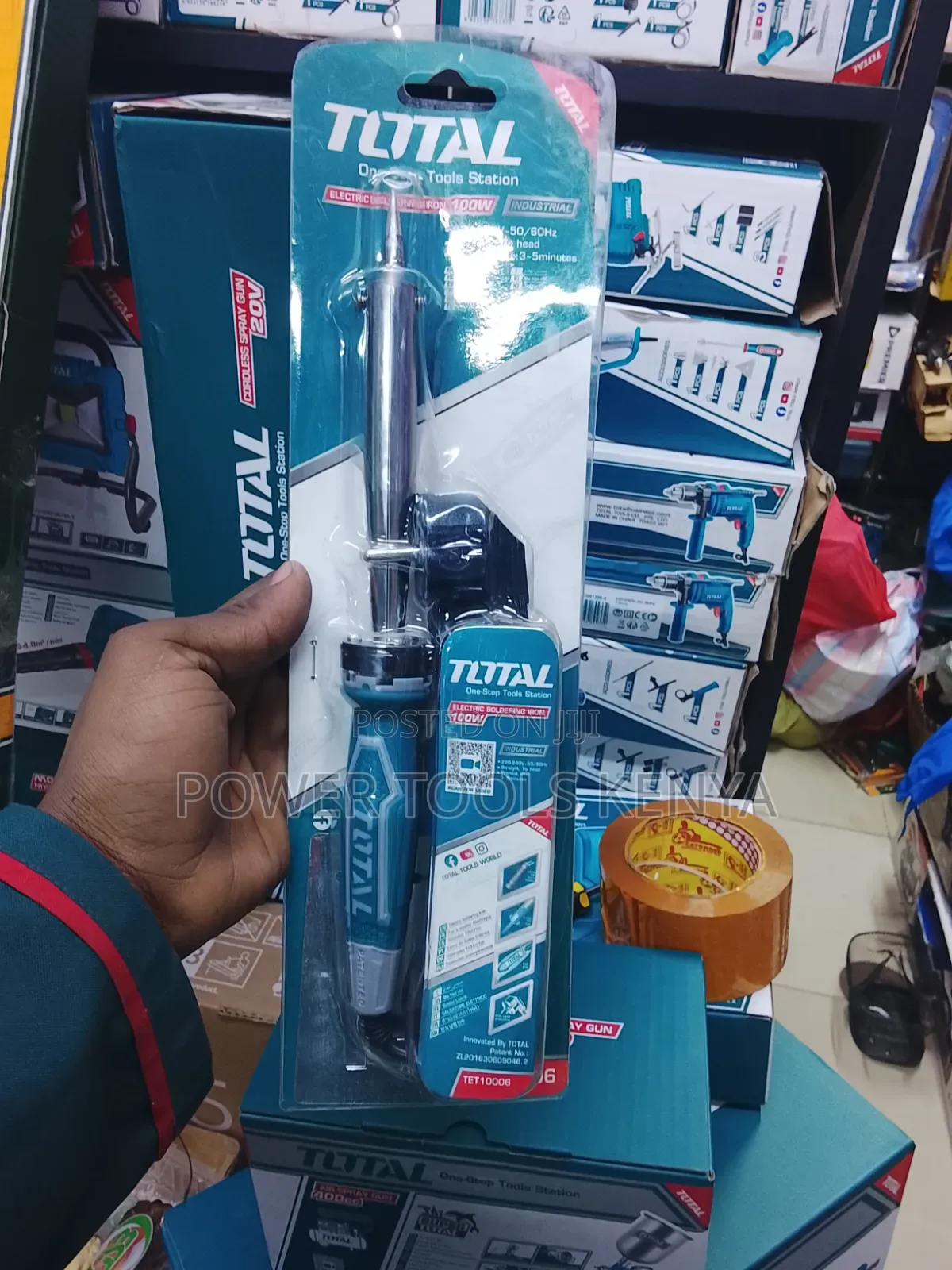 TOTAL Electric Soldering Iron (100W)