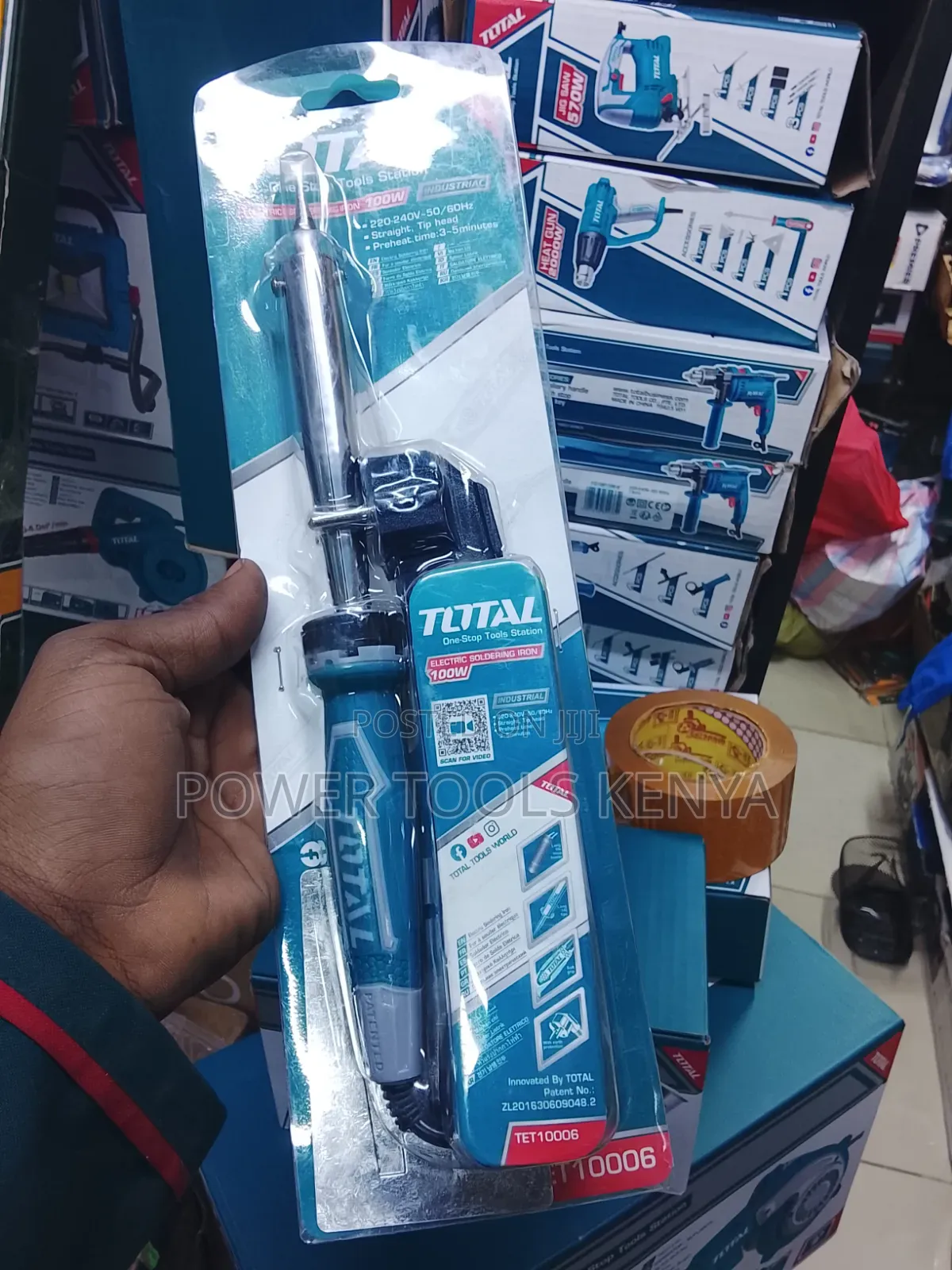 TOTAL Electric Soldering Iron (100W)