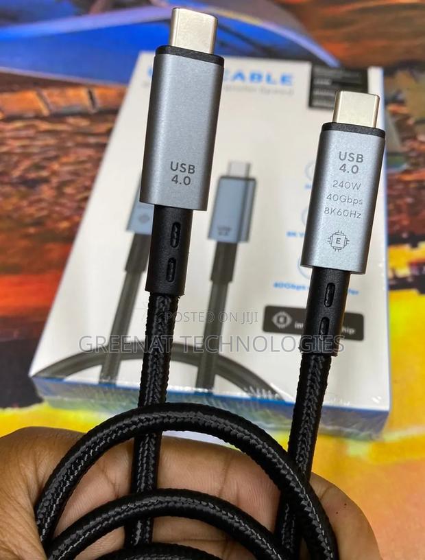 USB 4.0 Type C to C Cable 2m | 40Gbps 240W Fast Charge - main view