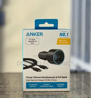 Anker Nano Car Charger[167.5w,3ports]
