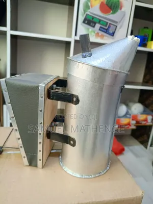 Metal Honey Bee Smoker With Protective Shield