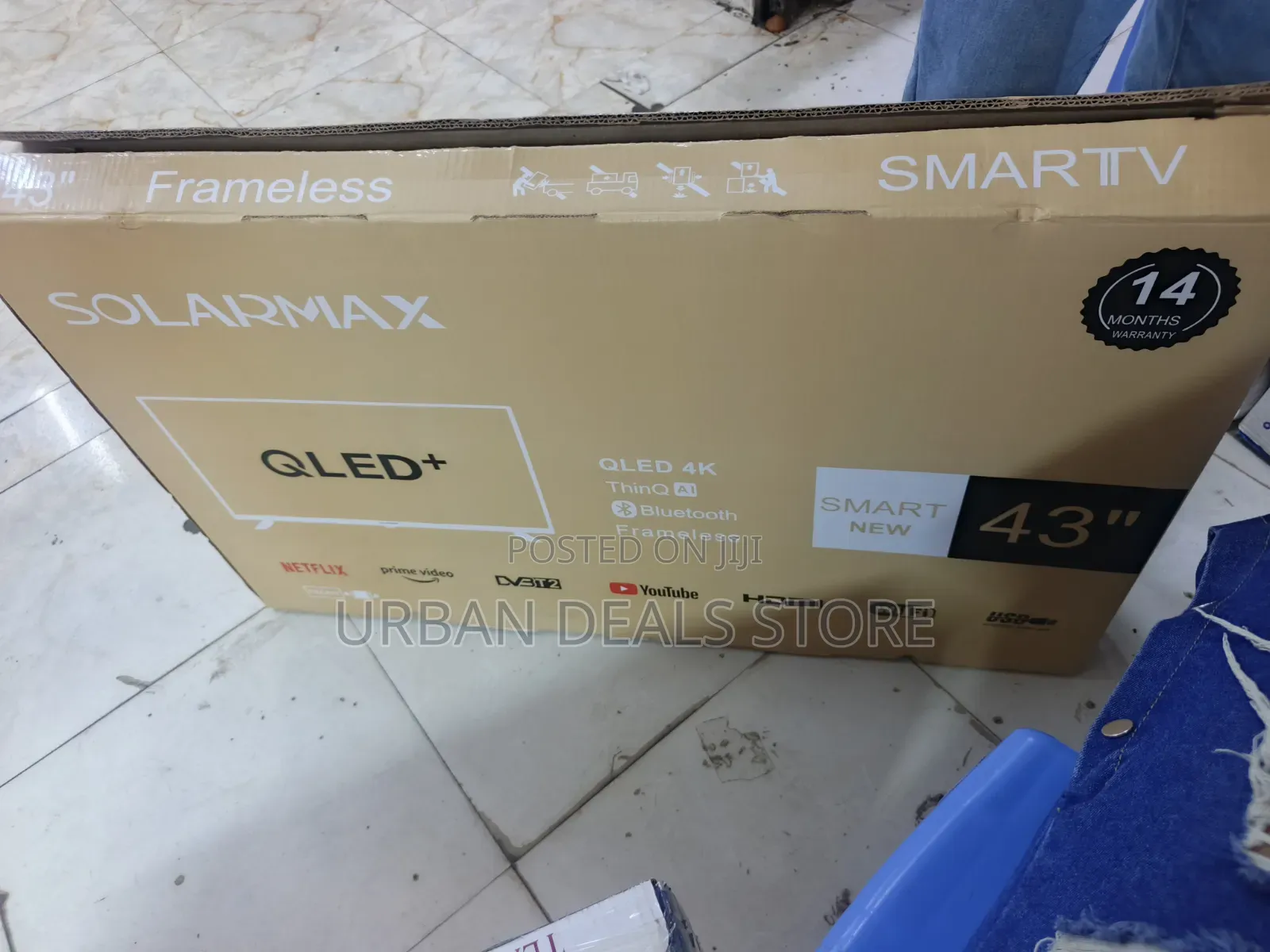 43" Smart Android Digital TV Bluetooth • QLED Enabled
