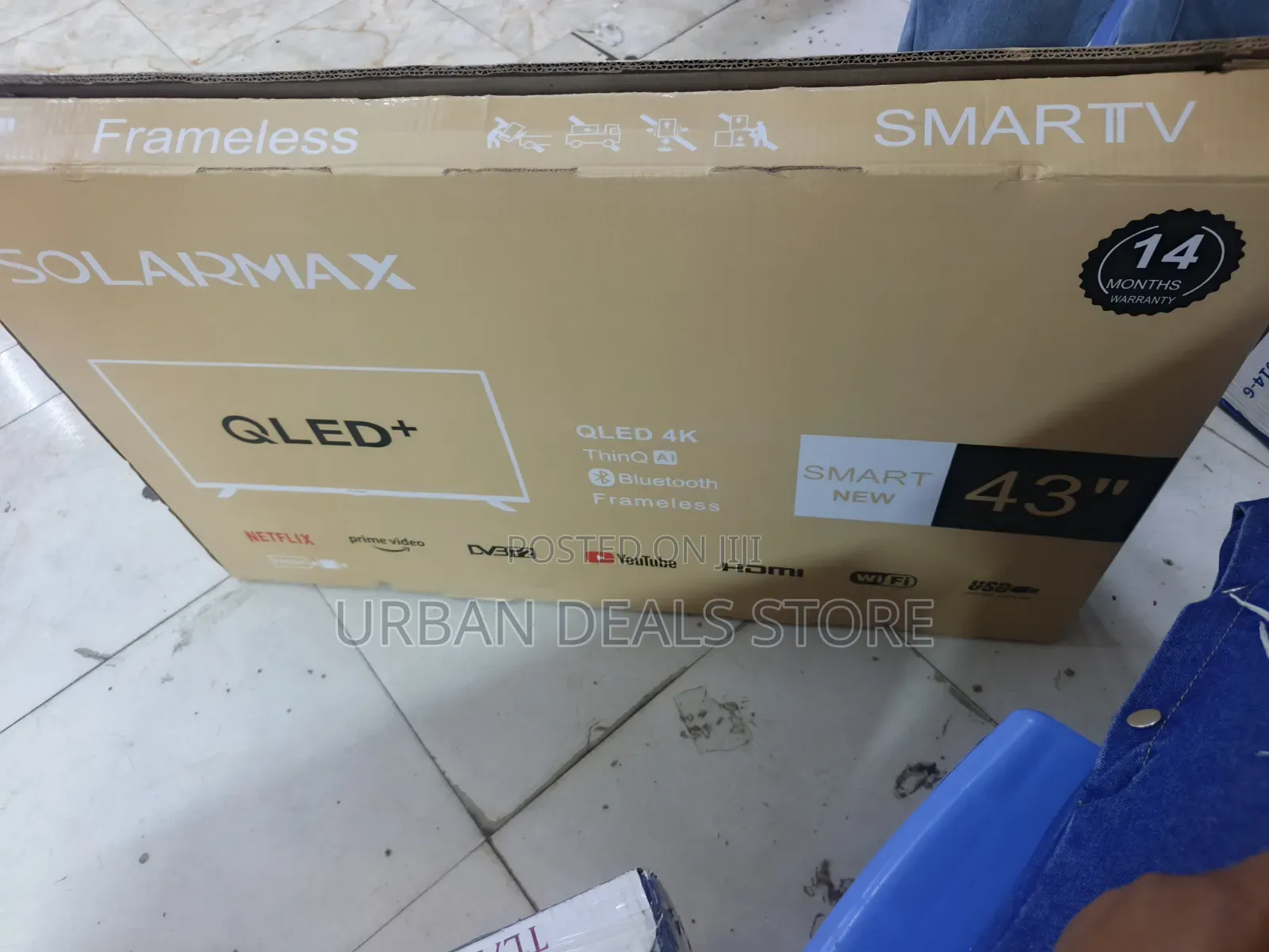 43" Smart Android Digital TV Bluetooth • QLED Enabled