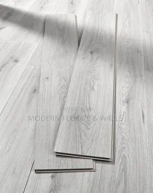 6mm Zion Wooden White SPC Click Lock Tiles Floor + IXPE BACK PAD