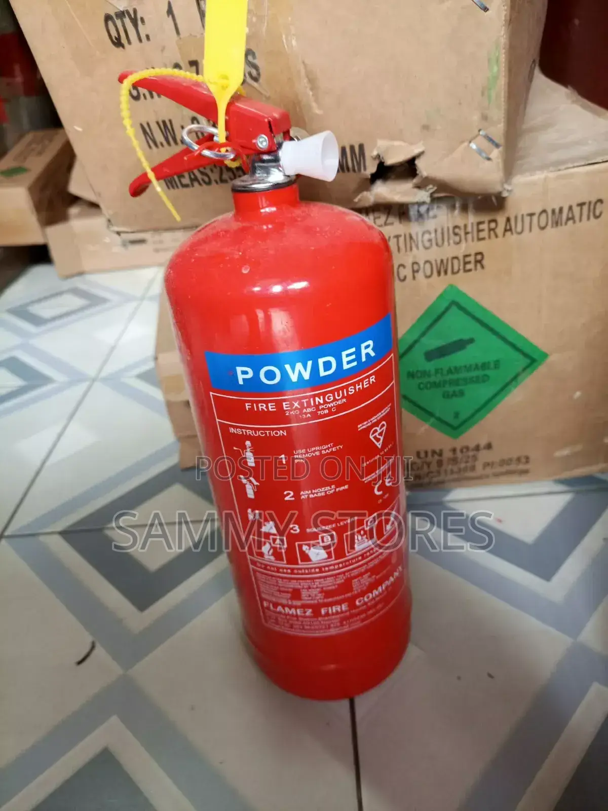 2KG ABC Fire Extinguisher – Compact Dry Chemical Fire Suppression