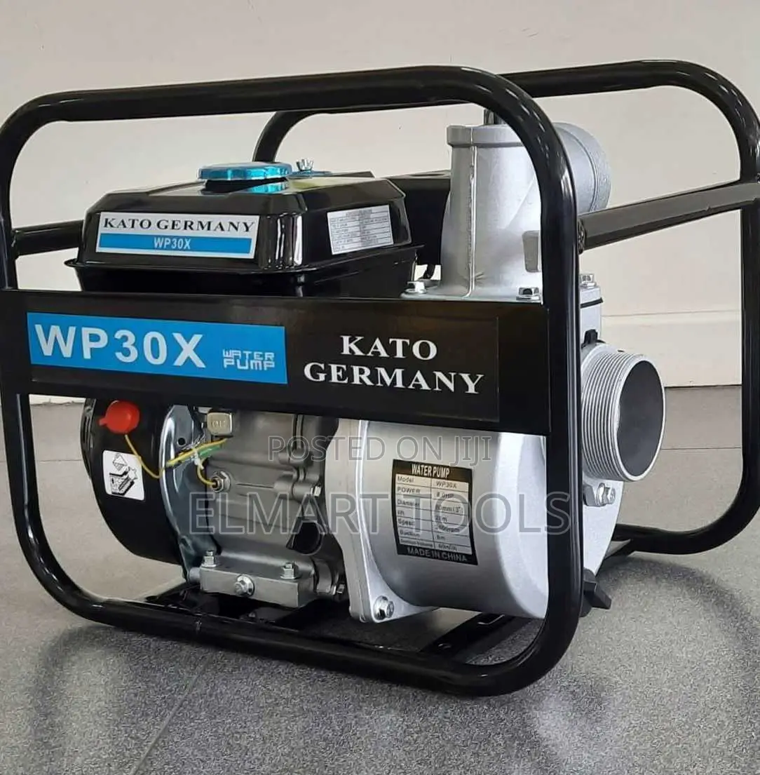 Powerful WP30X Kato Germany Water Pump 2 Inches 8hp Engine