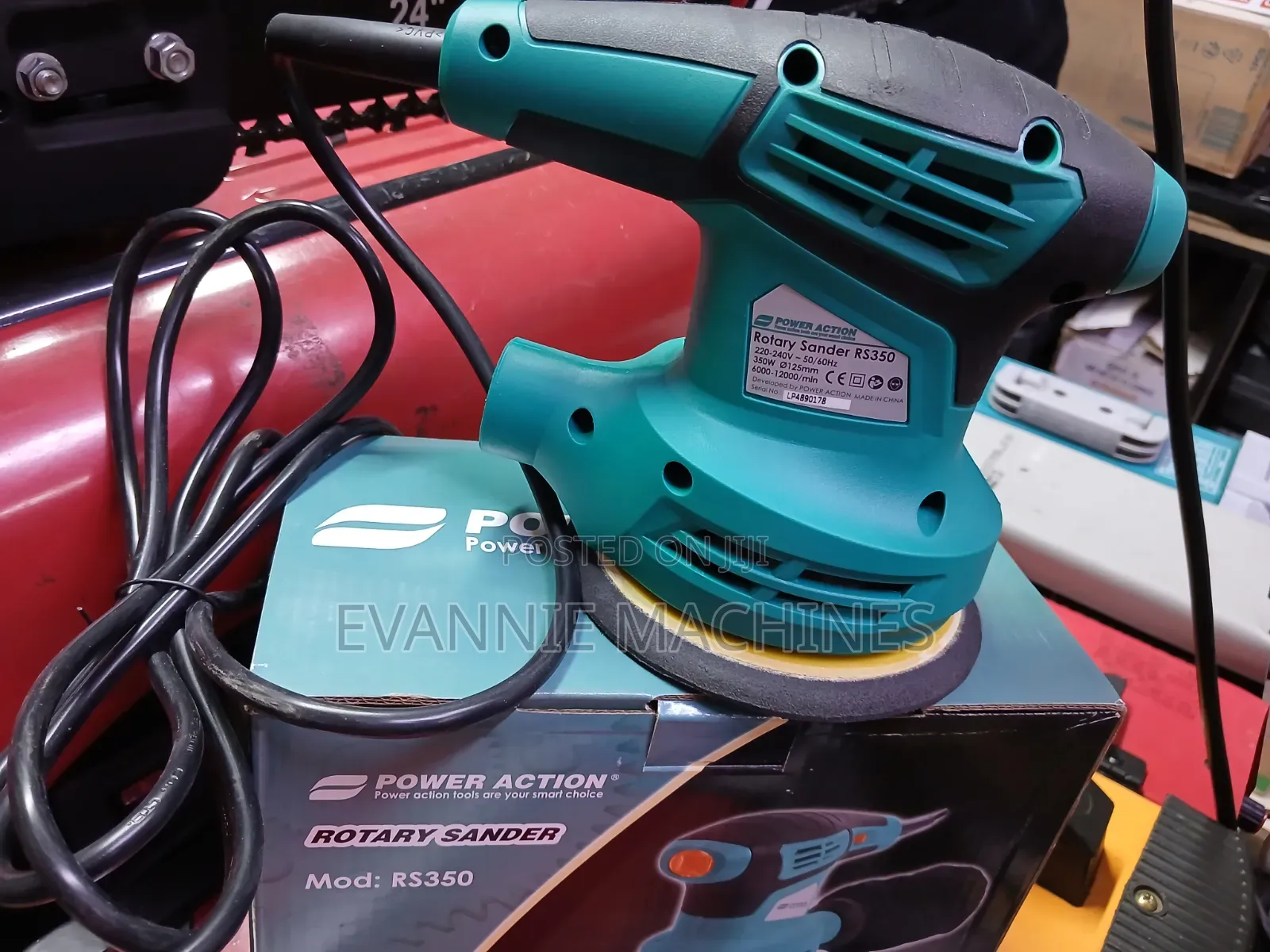 350w Power Action Rotary/Rotary Sander