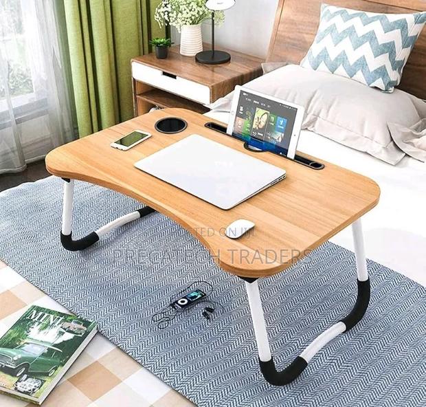 Multifunctional Folding Laptop Stand With Phone Slot