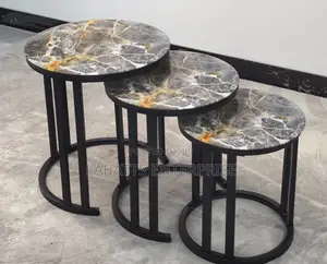 3 in 1 Executive Table (Glass Effect)