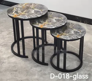 3 in 1 Executive Table (Glass Effect)