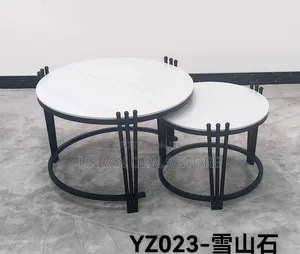 2-in-1 Executive Pure Marble Table