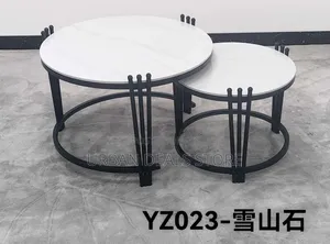 2-in-1 Executive Pure Marble Table