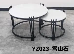 2-in-1 Executive Pure Marble Table