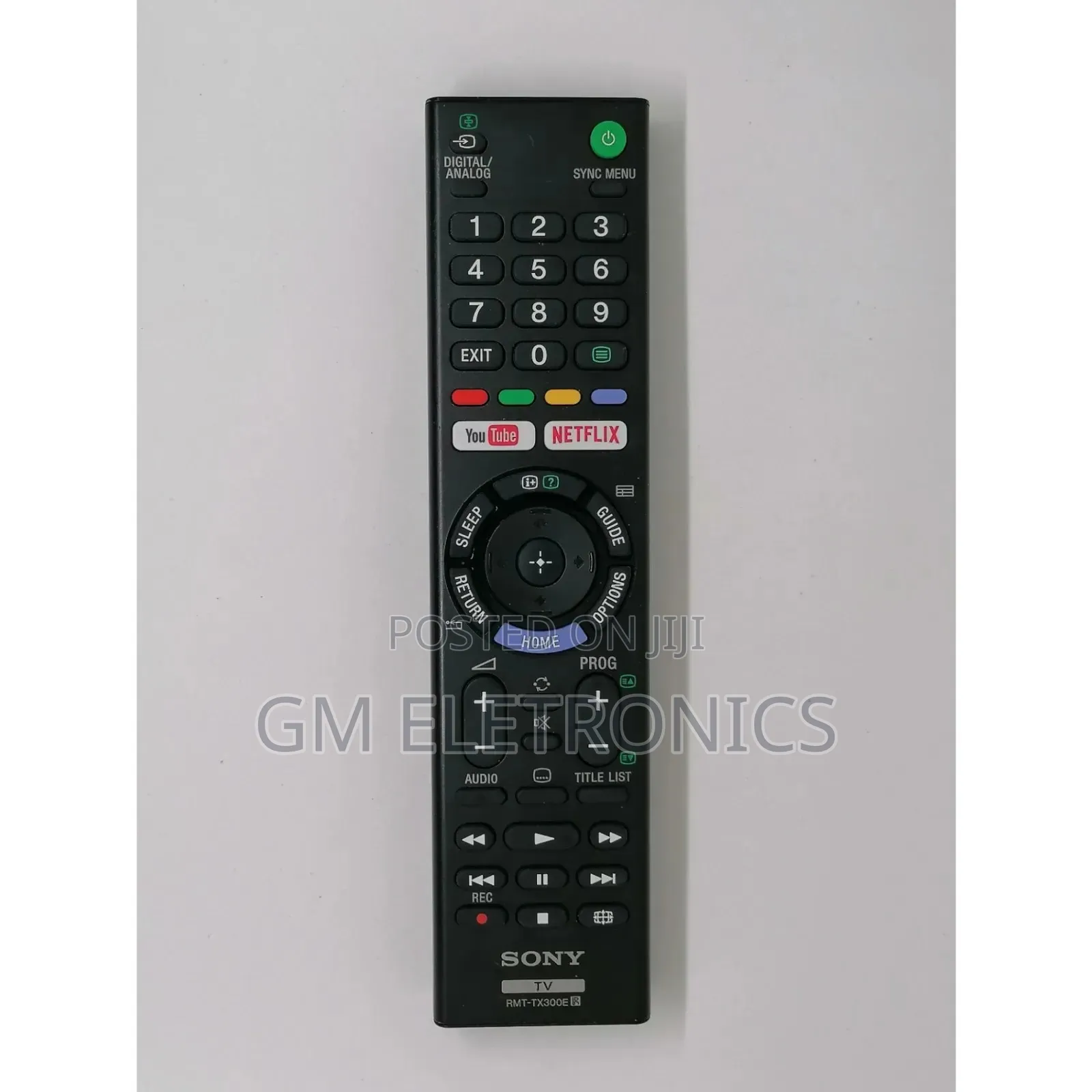 Original Universal Sony Bravia Remote- Netflix YouTube Buttons-Black