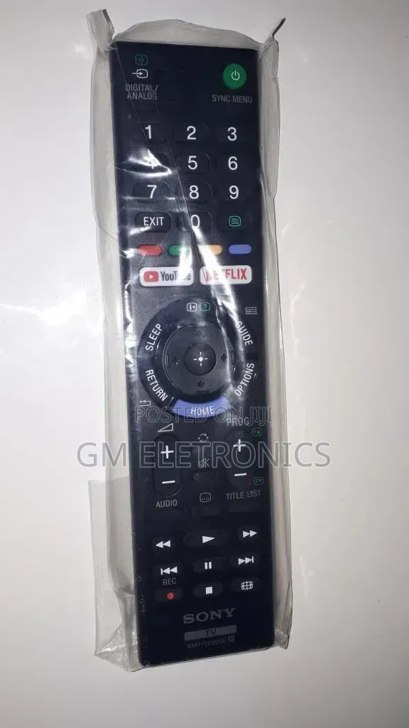 Original Universal Sony Bravia Remote- Netflix YouTube Buttons-Black