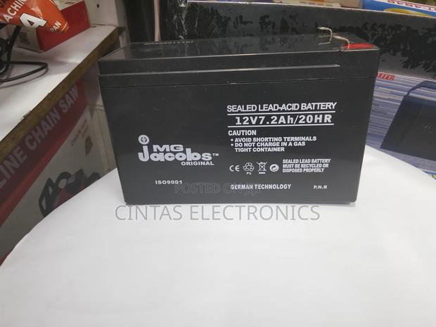 MG Jacobs 12V 7.2Ah Sealed Lead-Acid Battery