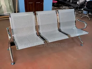 Office Chair;3-Seater Light Duty Steel Waiting Bench