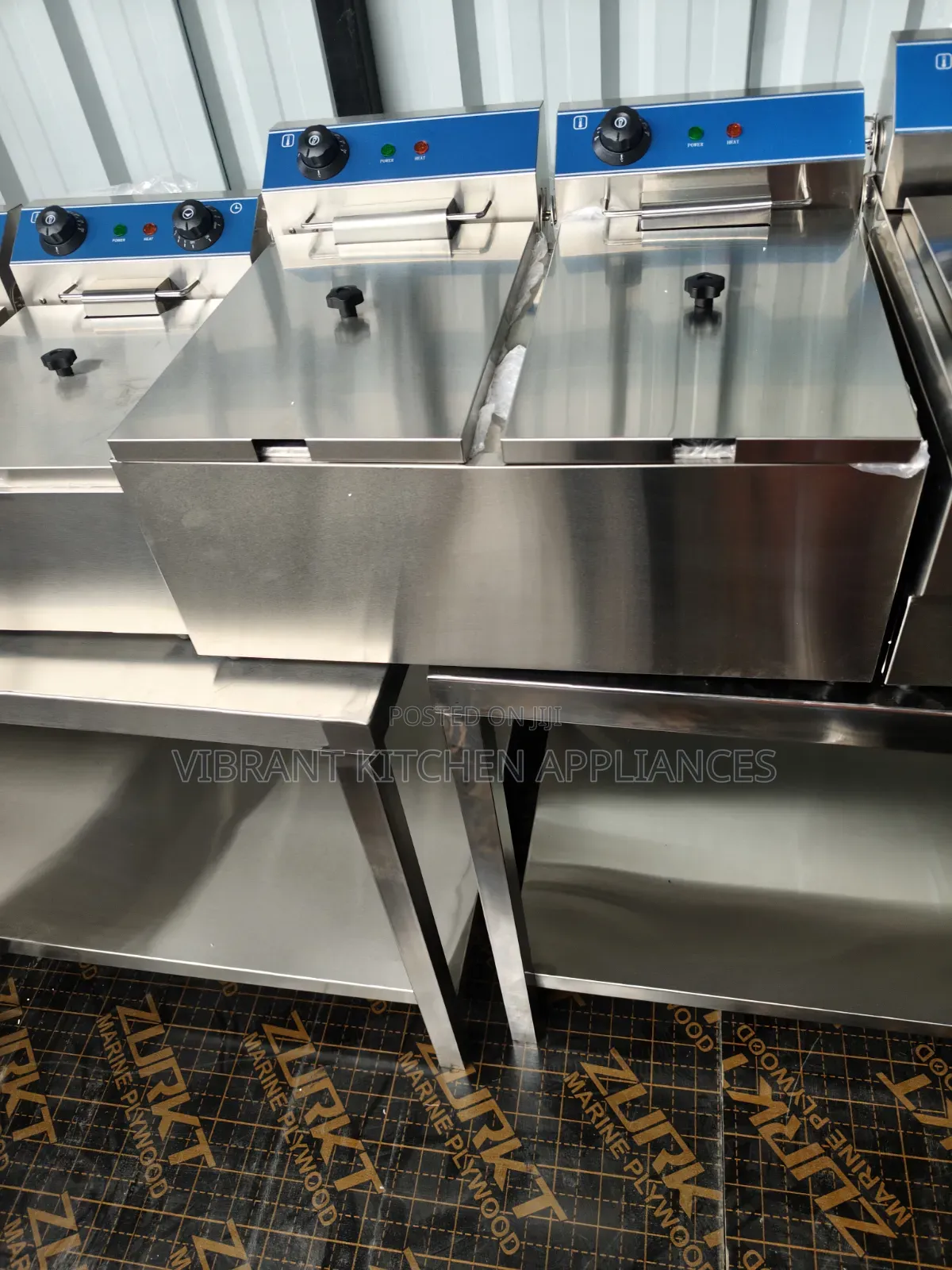 Stainless Steel Twin Deep Fryer for Kitchen