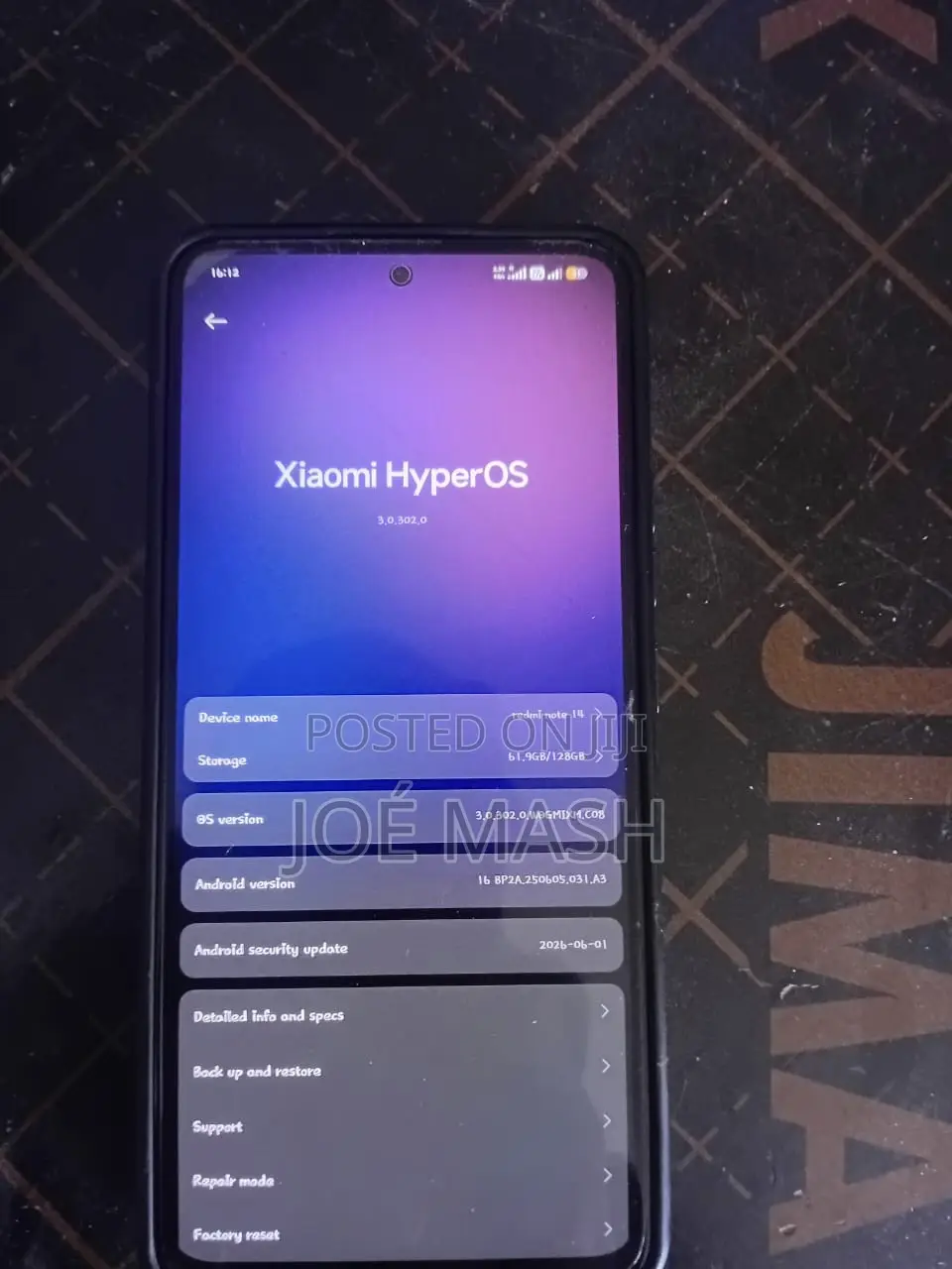 Xiaomi Redmi Note 14 4G 128 GB Black