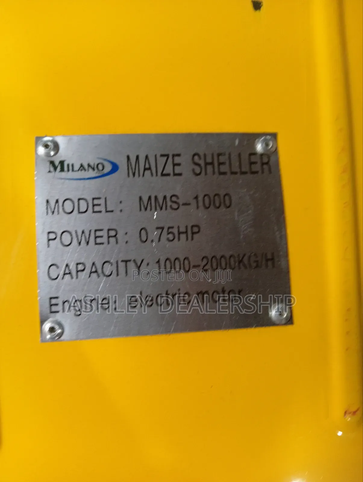 High-Speed Maize Sheller Machine – 1000–2000kg/H