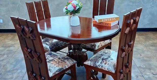 Dinning Table 4seater Chocolate - thumbnail 2