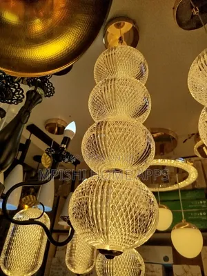 4 Tier LED Crystal Pendant Light