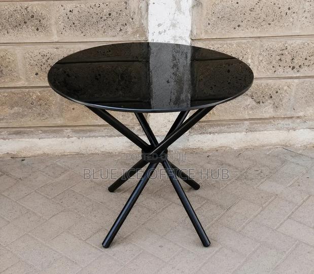 Glass Table;Modern Round Glass Coffee Table - thumbnail 2